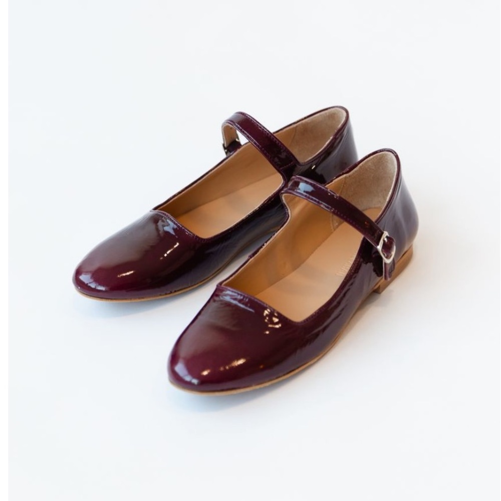 Caron Callahan  Oxblood mary Jane shoes
